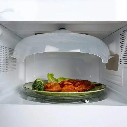 Hower Cover For Microwave Food Splash Guard Hover Cover With Steam Vents Magnetic Splatter Lid