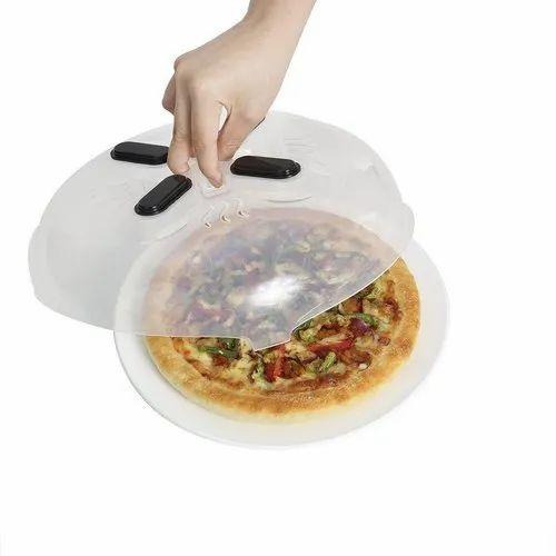 Hower Cover For Microwave Food Splash Guard Hover Cover With Steam Vents Magnetic Splatter Lid