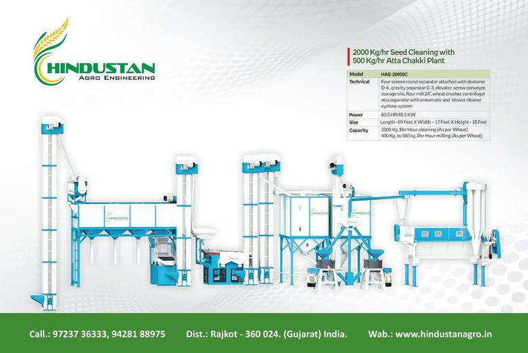 Industrial Flour Mill Machine
