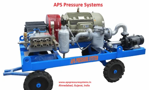 Industrial Heat Exchanger Tube Cleaning Water Jetting Machine