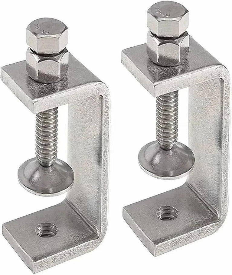 KING IVORY METAL CLAMPS