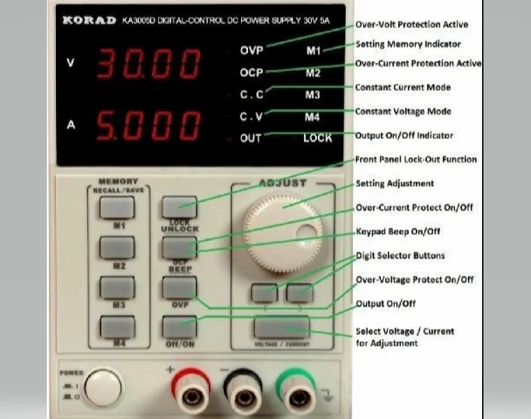 KORAD KA3005D Precision Adjustable DC Digital Control DC Power Supply