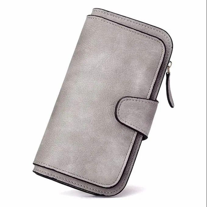 LADIES CLUTCH WALLET BIG - Women's Long Leather Wallet