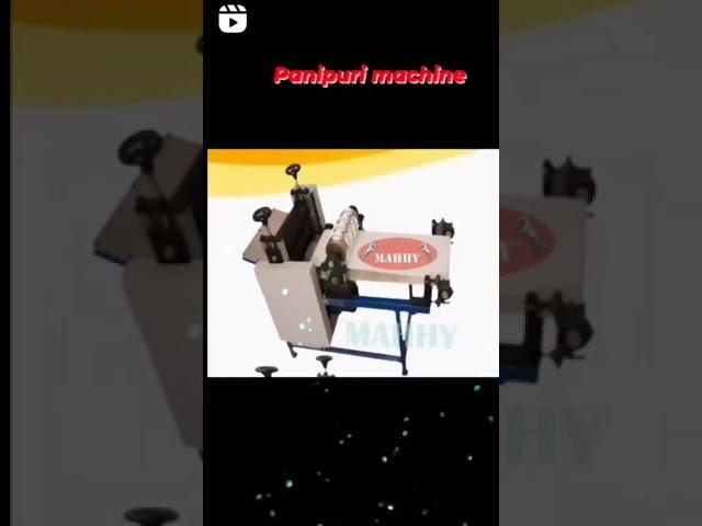 Large Panipuri Making Machine