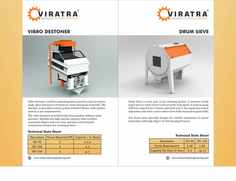 Latest Technology  Vibro Chana Dal Mill Plant
