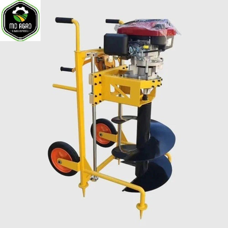 MD Agro 4Stroke 196cc Heavy Duty Petrol Operated Earth Auger