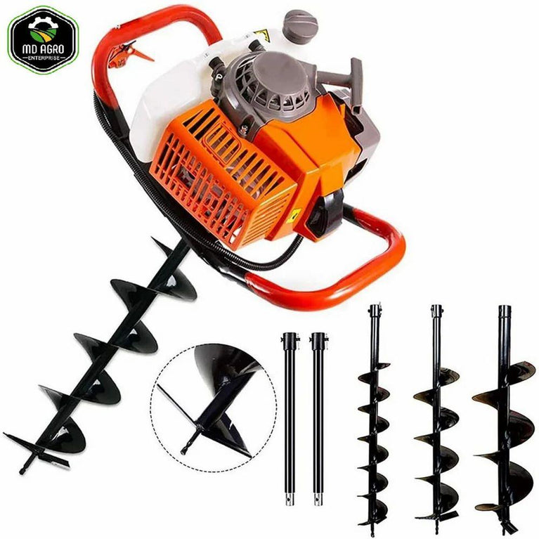 MD Agro Heavy Duty 68cc Petrol Earth Auger