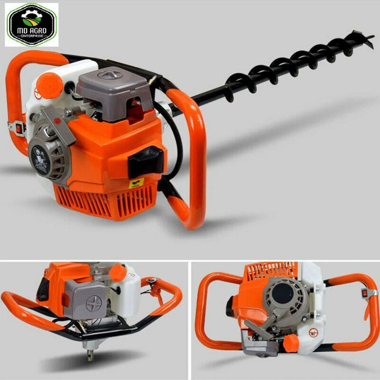 MD Agro Heavy Duty 68cc Petrol Earth Auger