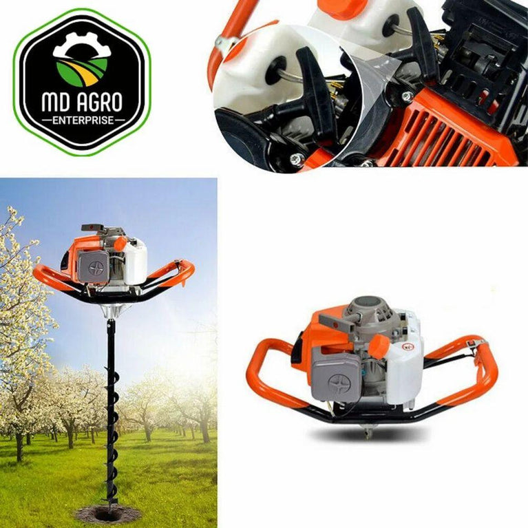 MD Agro Heavy Duty 68cc Petrol Earth Auger