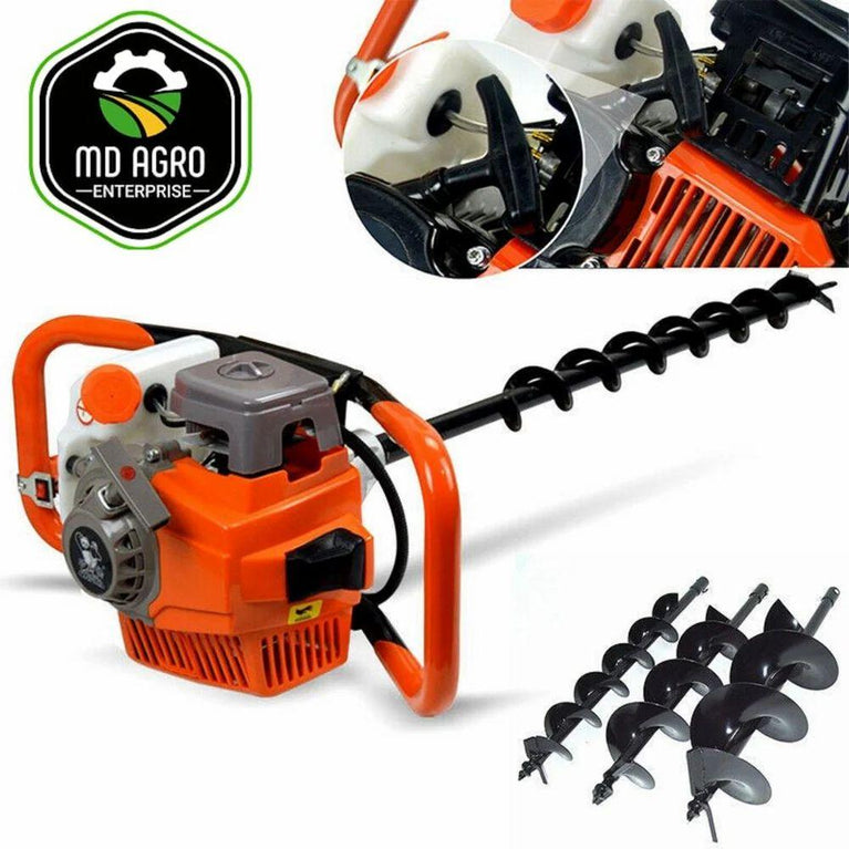 MD Agro Heavy Duty 68cc Petrol Earth Auger
