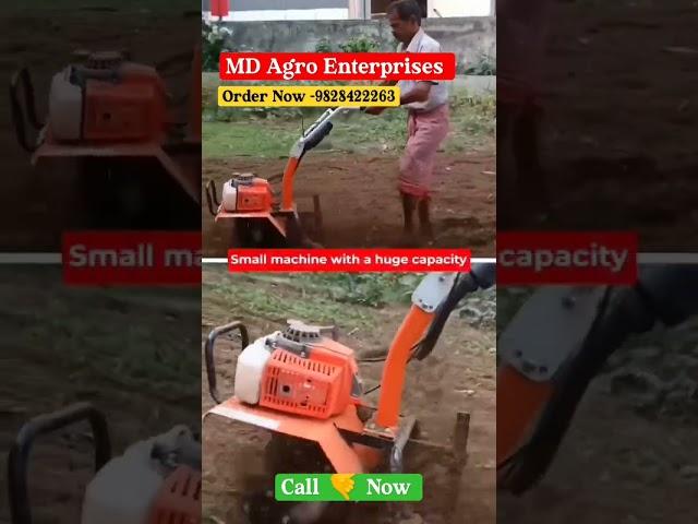 MD Agro Heavy Duty Mini Rotary Tiller 68CC