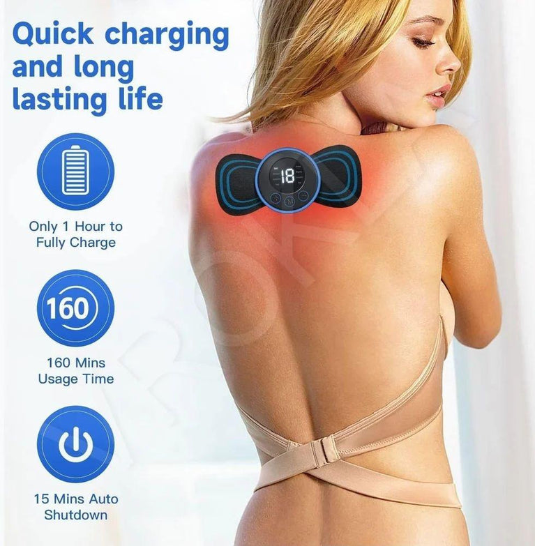 MINI BUTTERFLY MASSAGER Body Massager Machine for Pain Relief Wireless Massager