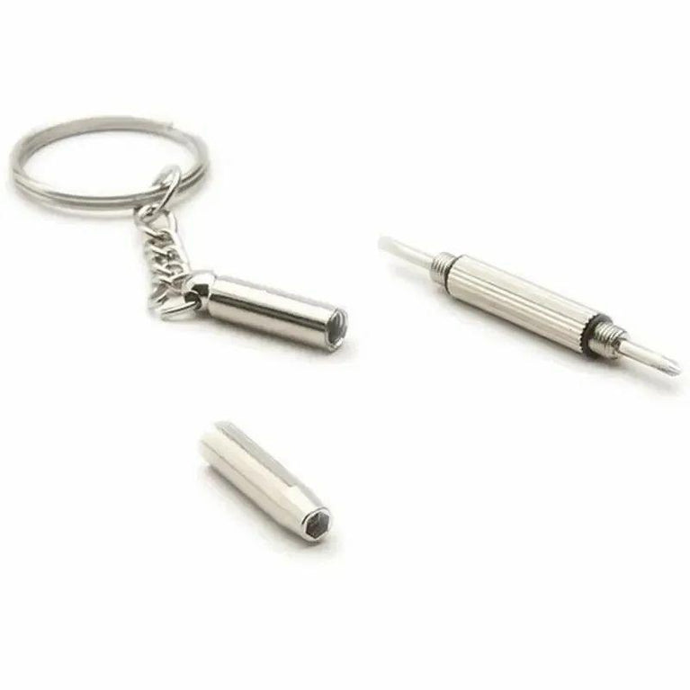 MINI SCREWDRIVER KEYCHAIN - 3 in 1 short screwdriver performance tool