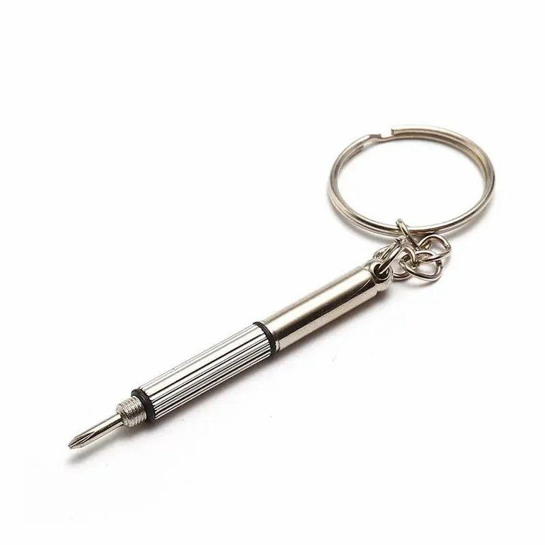 MINI SCREWDRIVER KEYCHAIN - 3 in 1 short screwdriver performance tool