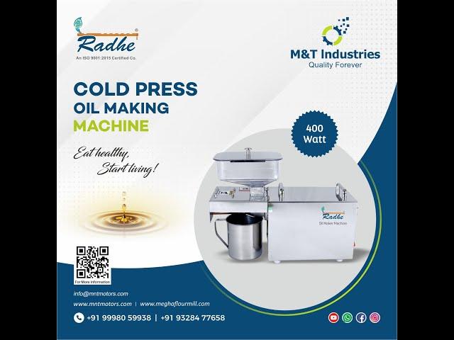 MT-Oil Press Machine