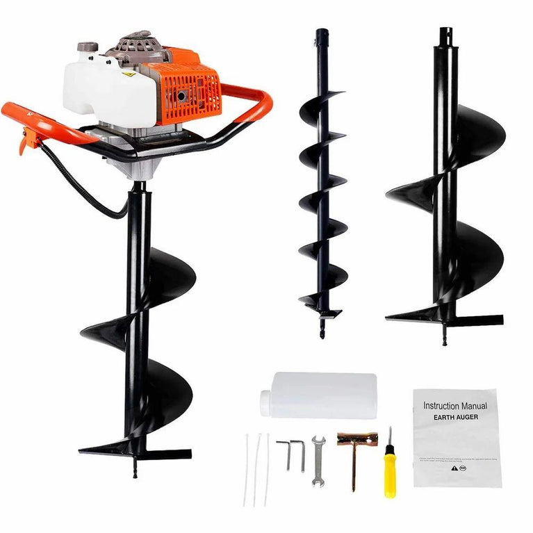 Mecstroke Heavy Duty 68cc Petrol Earth Auger