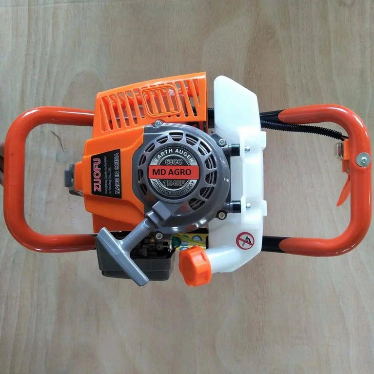 Mecstroke Heavy Duty 68cc Petrol Earth Auger