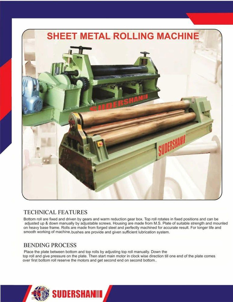 Metal Sheet Rolling Machine