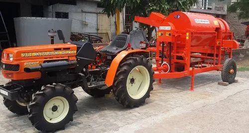 Mini small Tractor Paddy Thresher