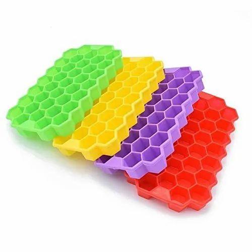 Mold With Cover - Ice Cube Trays -Flexible Silicone 37 Creative Ice Cubes Maker Mold