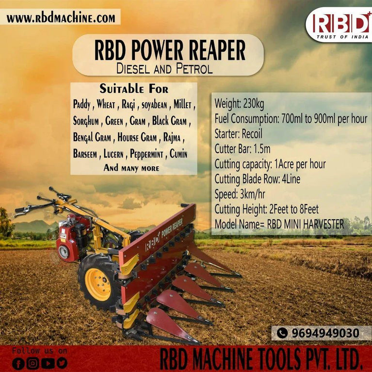 Mustard Harvester machine