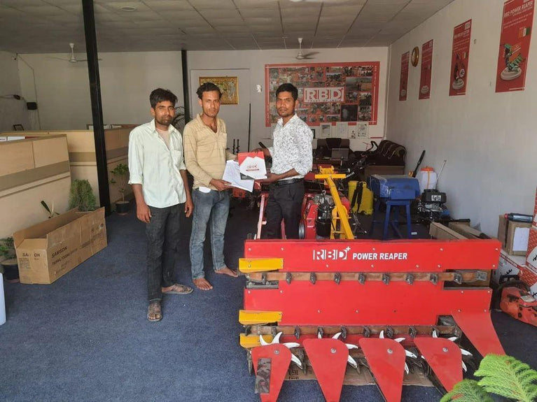 Mustard Harvester machine