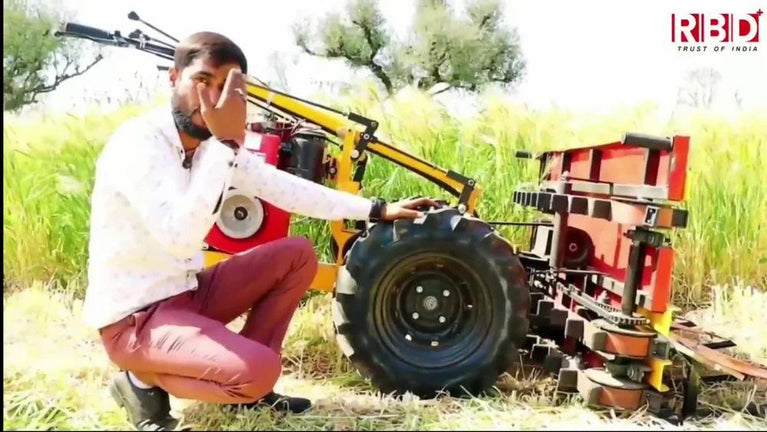 Mustard Harvester machine