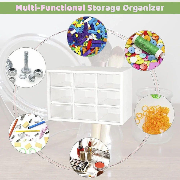 NINE DRAWER STORAGE BOX