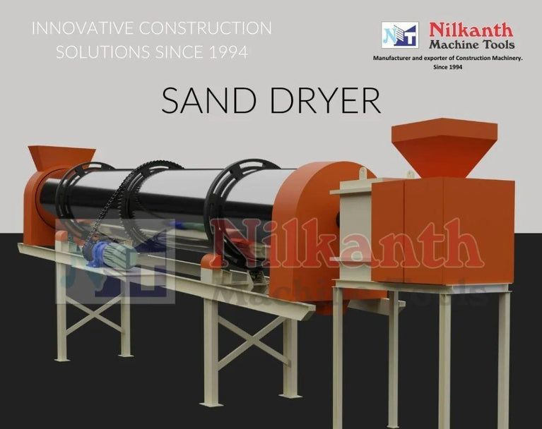 Nilkanth Make Rotary Drum Dryer- 10TPH