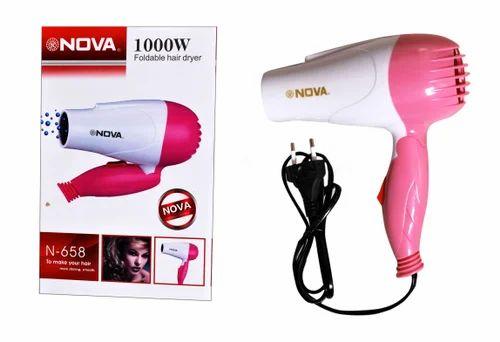 Nova Professional Folding Hair Dryer - 2 Speed Control 1000w