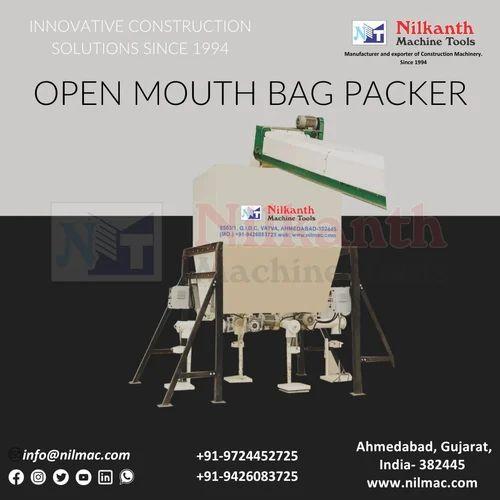 Open mouth bag weighing and packing