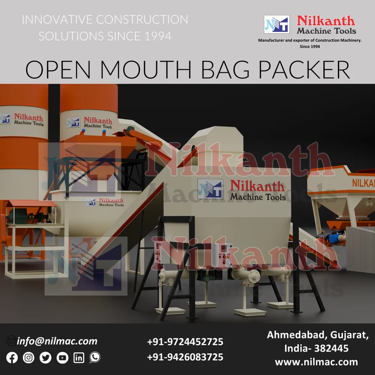 Open mouth bag weighing and packing