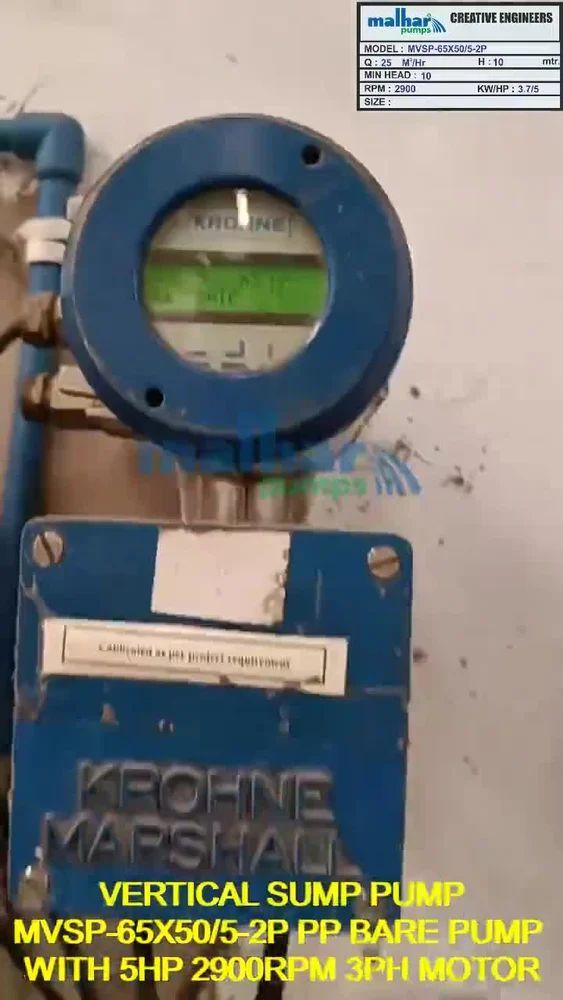 PP Vertical Sump Pump