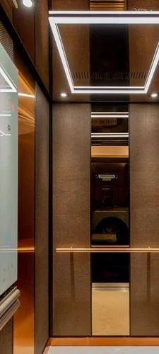 Pentangular Traction Geared Elevator