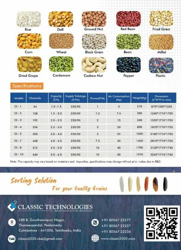 Pulse Color Sortex Machine