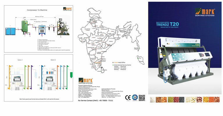 Pulses Color Sorting Machine / Pulses Sorting Machine / Seeds Sorting Machine