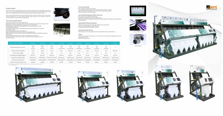 Pulses Color Sorting Machine / Pulses Sorting Machine / Seeds Sorting Machine