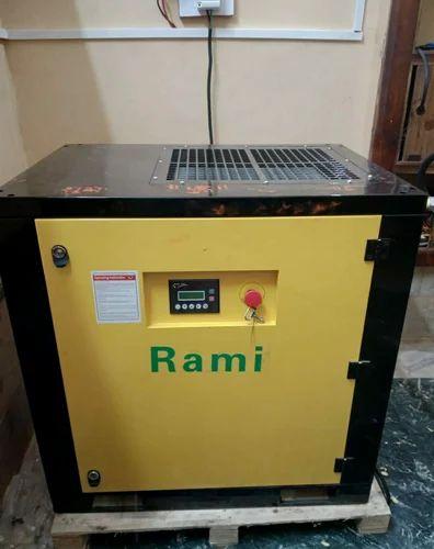 ROTARY SCREW TYPE TANK MOUNTED AIR COMPRESSOR