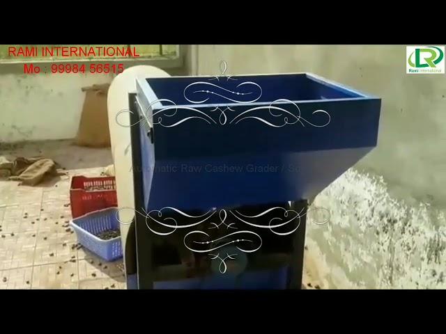 कच्चे काजू आकार प्रणाली