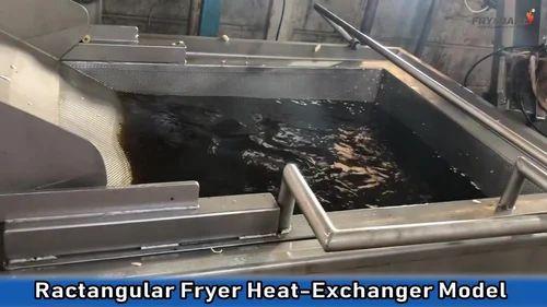 Rectangular Batch Fryer Machine
