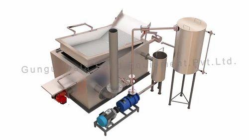 Rectangular Fryer with Inbuilt Heat Exchanger