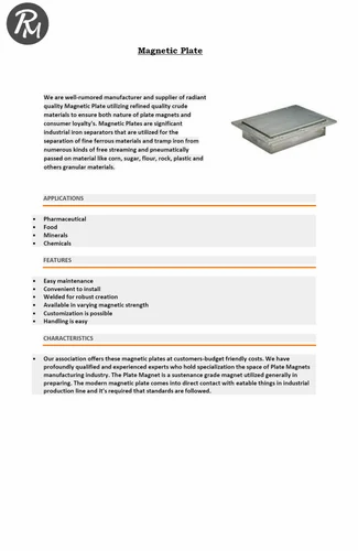 Rectangular Lifting Magnet