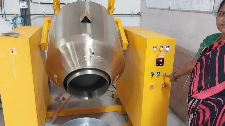 Rotary Drum Roaster Machine