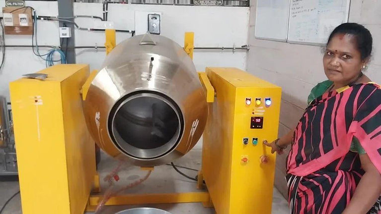 Rotary Drum Roaster Machine