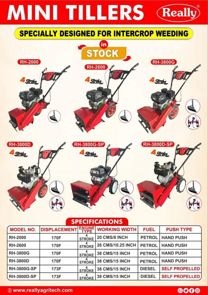 Rotary Hoe RH-2000 Portable Power Weeder