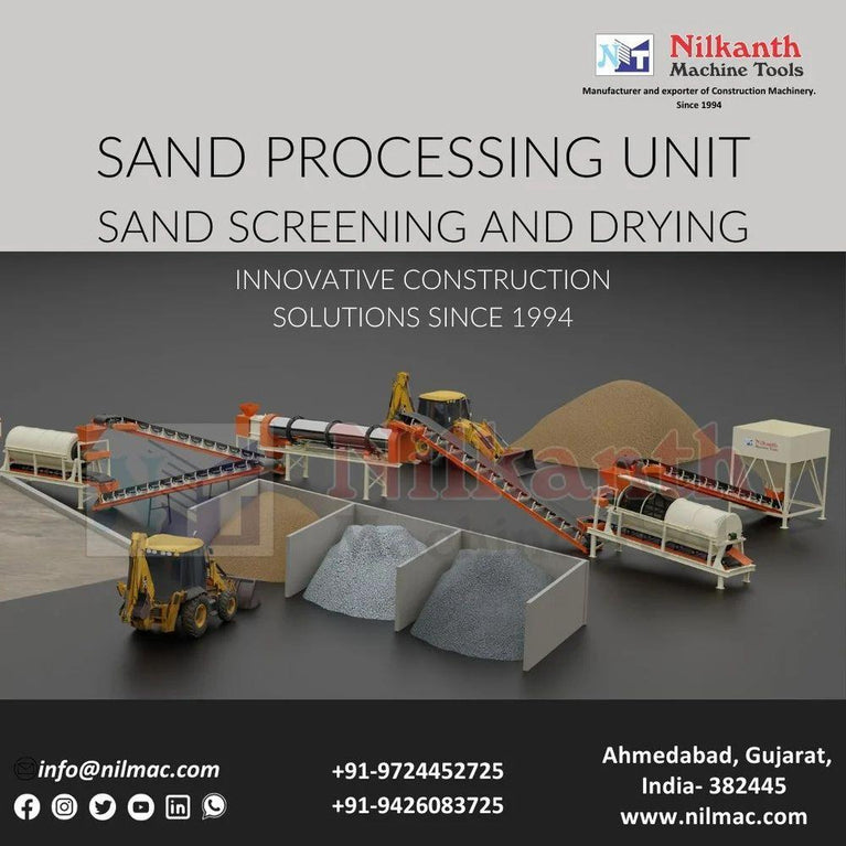 Rotary Sand Dryer- 15TPH