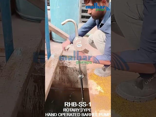 Rotary Type Hand Operated Barrel Pumps