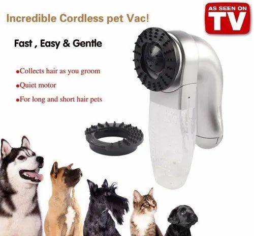 SHED PAL - Pet Shed Grooming Pal Clean Dog Cat Hair Brush Removal Vacuum Fur Suction Device