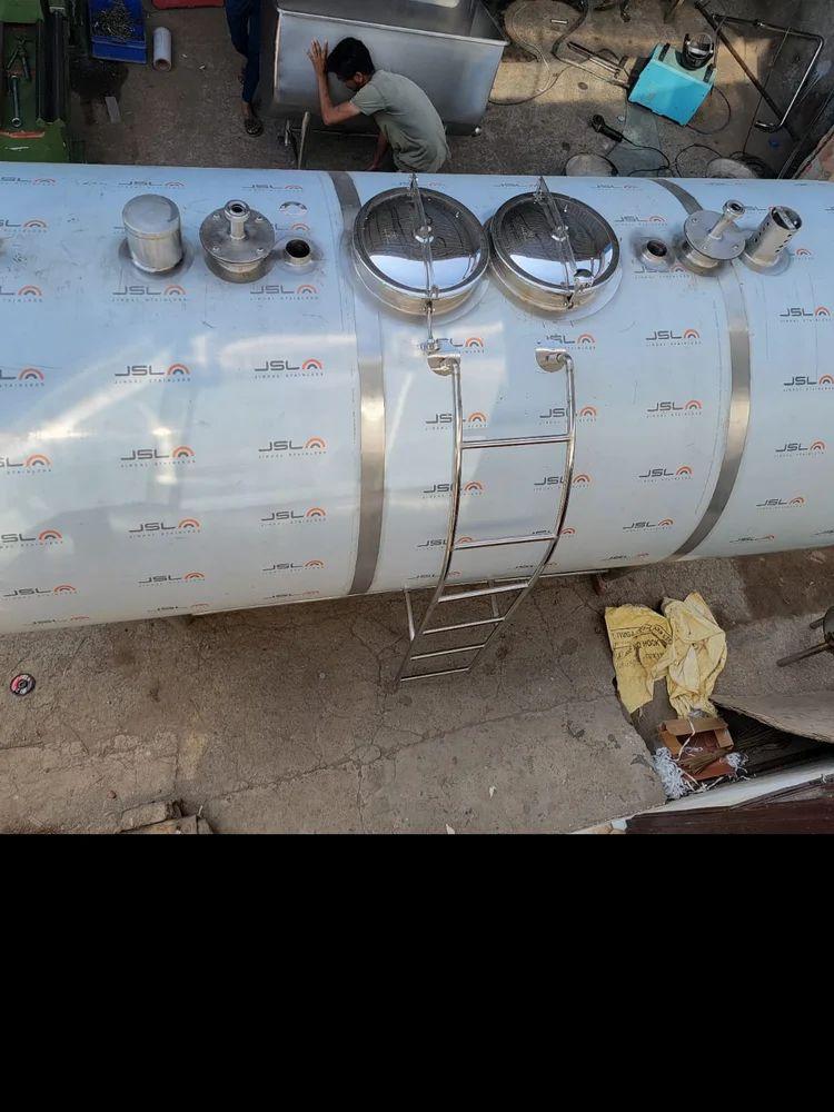 एसएस दूध आपूर्ति टैंक