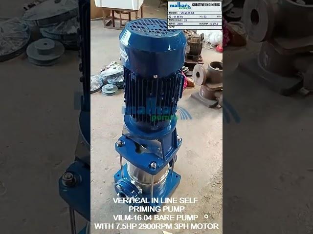 SS Vertical Centrifugal In-Line Fabricated Pumps